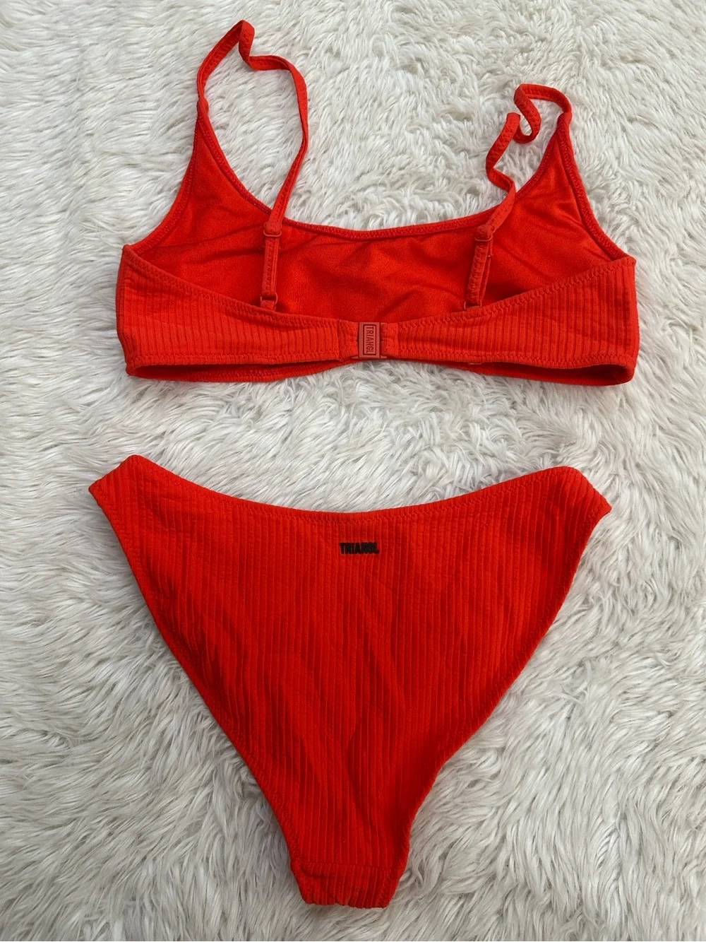 triangl swimwear Ribbed Scoop Bikini Set
